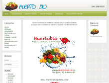 Tablet Screenshot of huertobio.cl